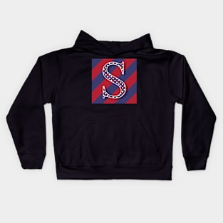 Old Glory Letter S Kids Hoodie